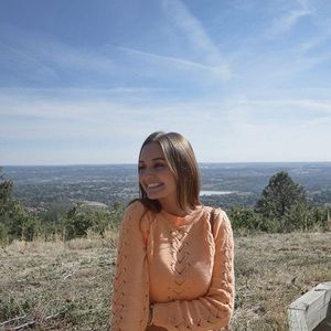 Peachy Orange knit sweater